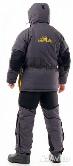 Костюм «Камчатка 2020» (таслан, серо-желтый) grayl