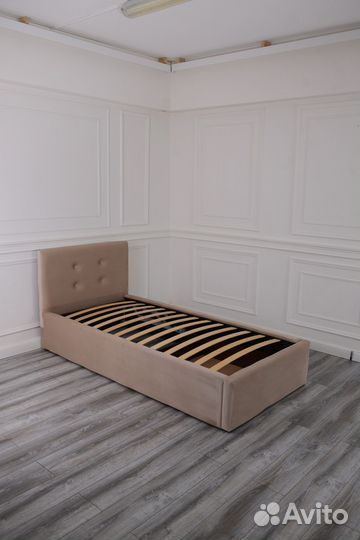 Кровать новая 80х200 Роза велюр