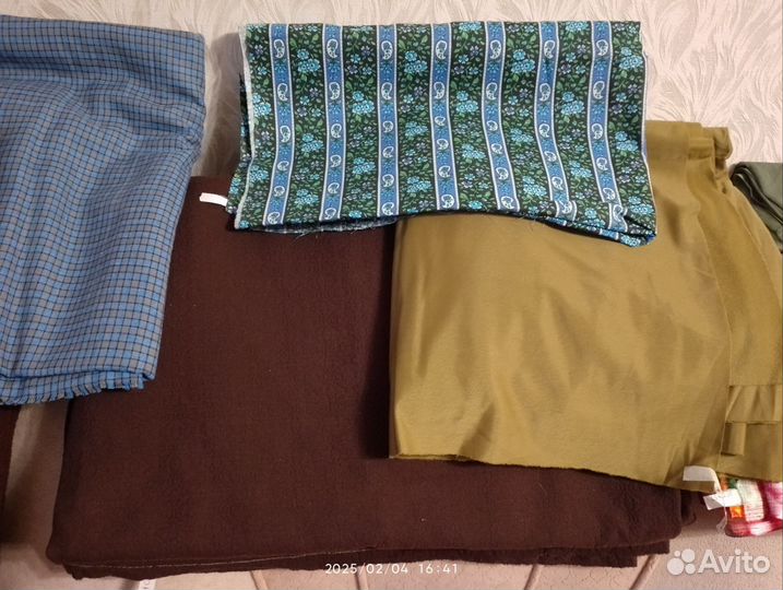 Ткань СССР отрезы большие