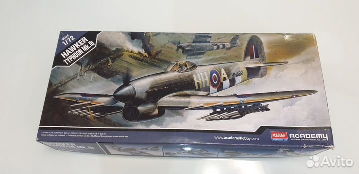 Модель 1/72 Hawker Typhoon Mk.IB Academy A12462