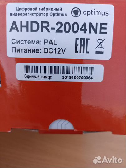 Видеорегистратор Optimus ahdr-2004NE