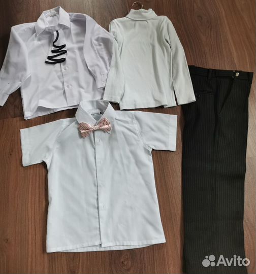 Брюки, рубашки, водолазка (на утренники)