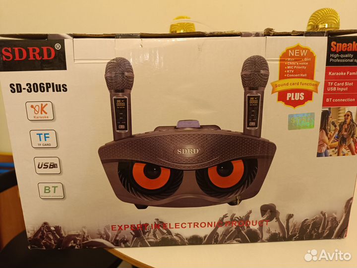 Караоке система 2 микрофонами sdrd SD-306 Plus