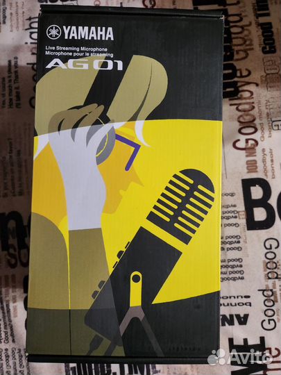 Yamaha AG01 BK – конденсаторный USB микрофон с DSP