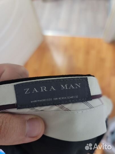 Мужской классический черный костюм Zara 48/50