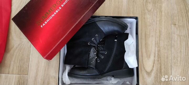 Сапоги женские детские размер 36