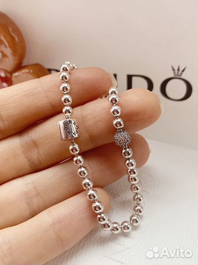 Браслет Пандора Pandora сферы серебро купить в Москве