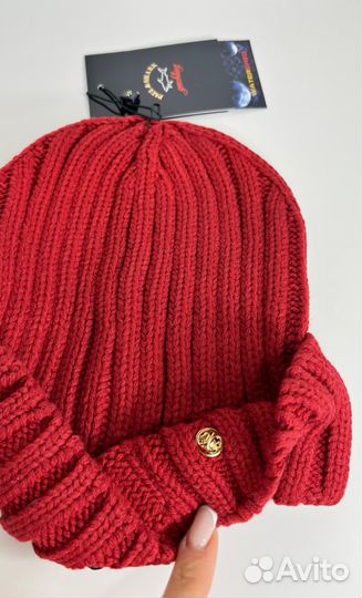 Шапка paul shark красная