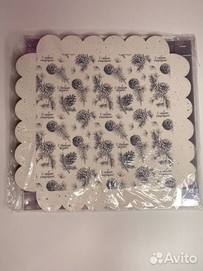 Коробка для пряников с крышкой 21 21