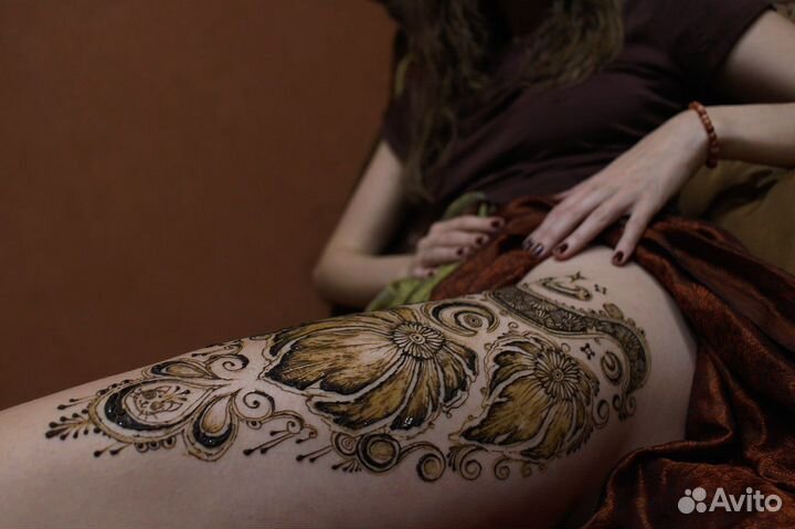 Мехенди, роспись по телу хной