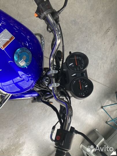 Мопед Motoland Альфа RX 11 синий