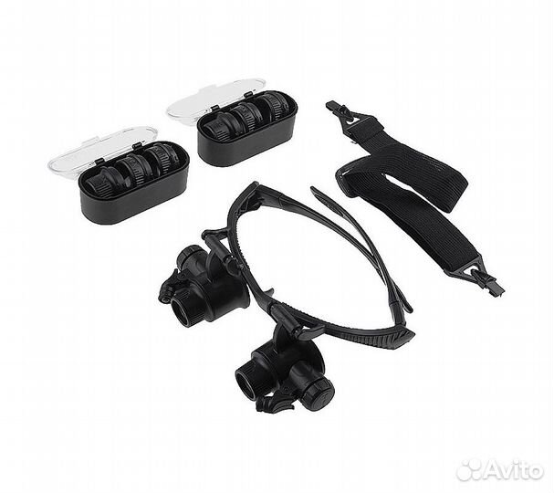 Лупа-очки Veber 9892G (10х, 15х, 20х, 25х)