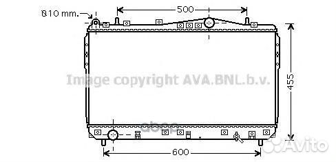 Радиатор DWA2073 Ava