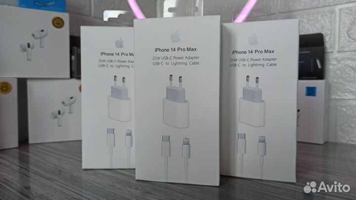 Комплект кабель Type-C + Адаптер 2A/20W(1:1 ориг)