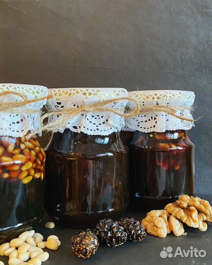 Варенье из сосновых шишек. Орехи в сосновом сиропе