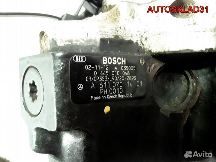 Тнвд Mercedes Benz W211 2.2 646 CDI A6110701401