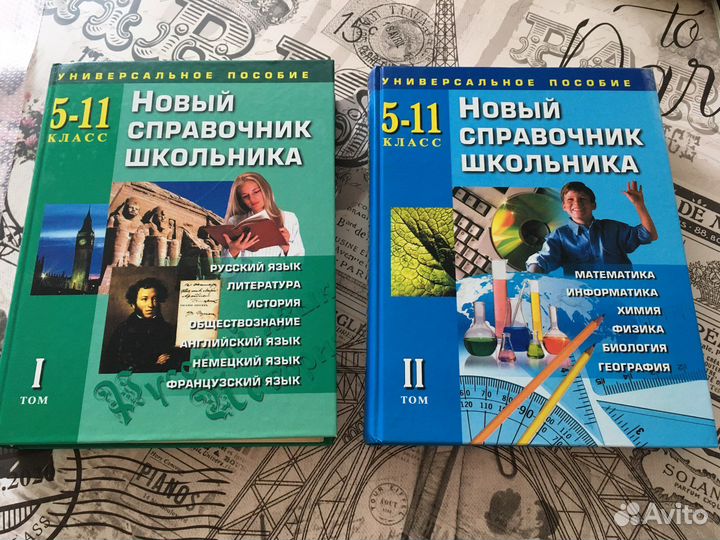 Справочник школьника 5 -11 класс 2 тома