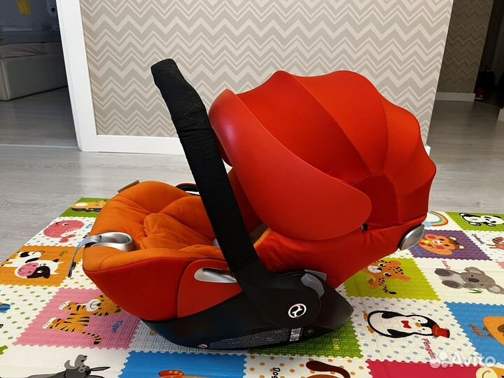 Автолюлька cybex cloud q с базой isofix