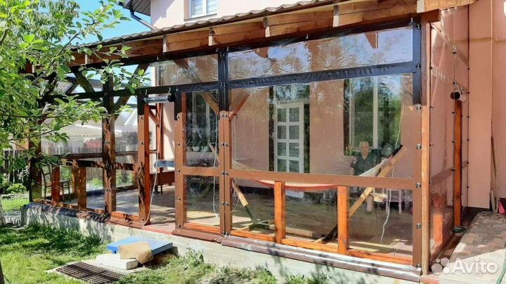 Мягкие окна для беседок, веранд