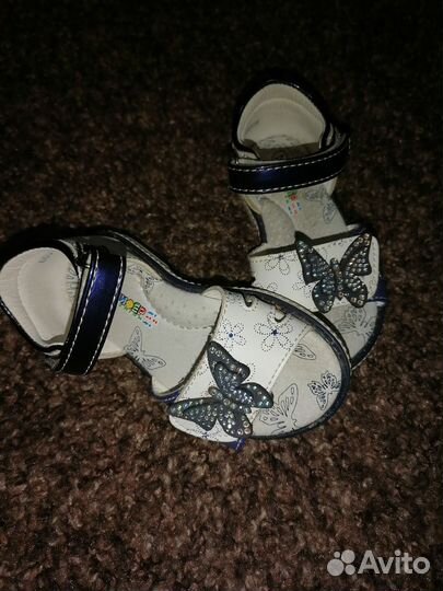 Сандали для девочки 22 размер
