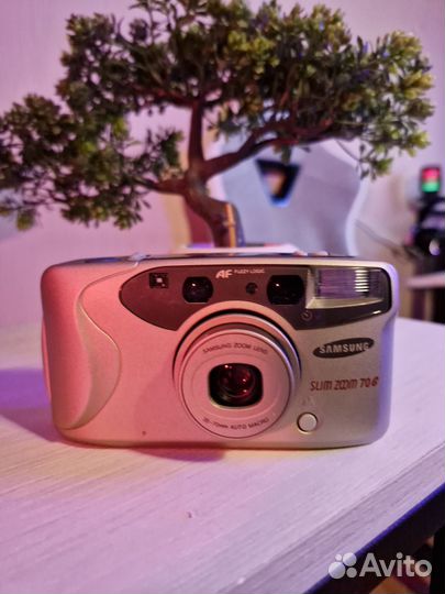 Плёночный фотоаппарат samsung slim zoom 70G