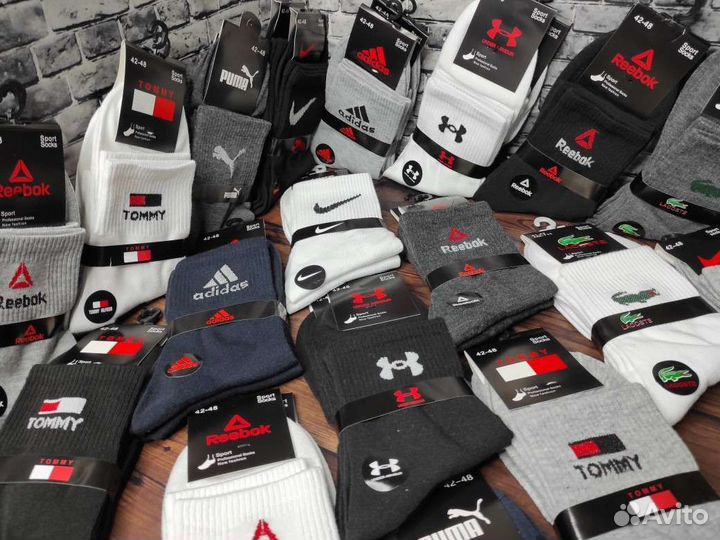 Носки Nike Adidas Puma Reebok