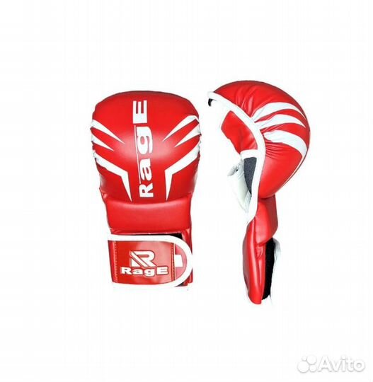 Перчатки для мма Rage красные (S)