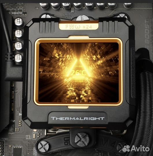 F-wframe-360-BL-argb, Система водяного охлаждения Th