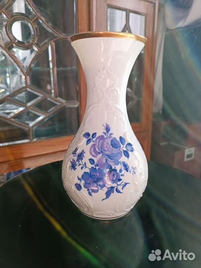 Кувшин-ваза Германии, кобальт, ручная роспись