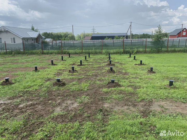 Винтовые сваи под ключ