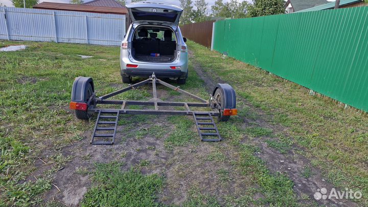 Автомобильный подкат, жёсткая сцепка