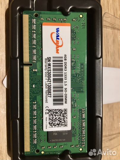 Оперативная память SO-dimm DDR3 4 Gb для ноутбука