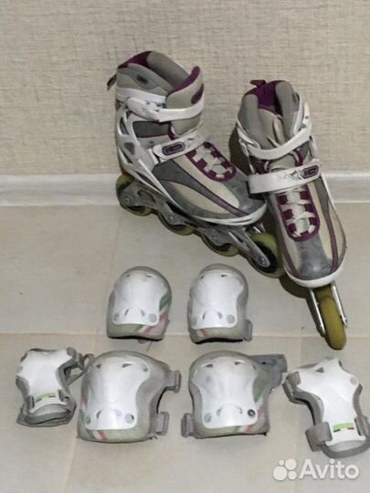 Ролики, 38 размер + защита