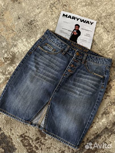 Женская джинсовая юбка 42 44