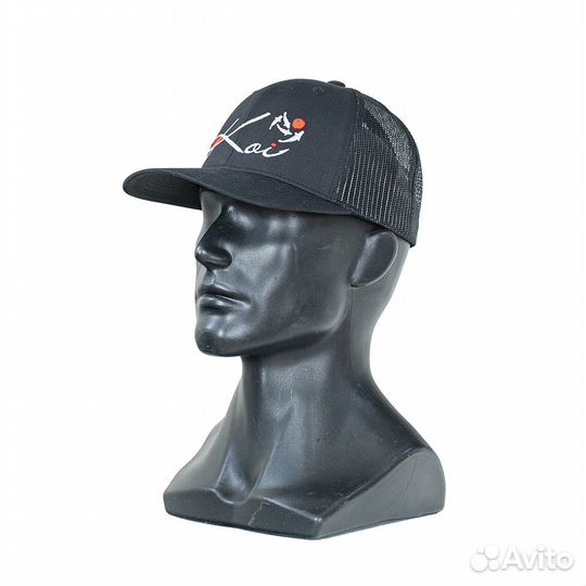 61923 Бейсболка Koi с сеткой черный