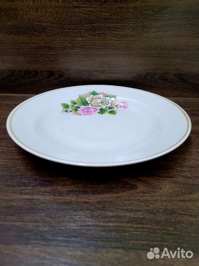 Блюдо большое фарфор СССР (#1173)