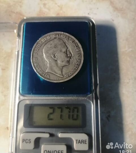 5 марок Германия серебро