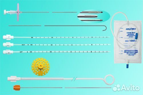 Набор для дренирования «свиной хвост», двухшаговая