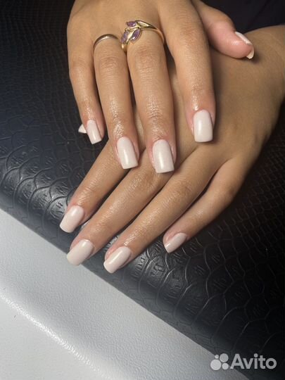 Маникюр с покрытием гель лак