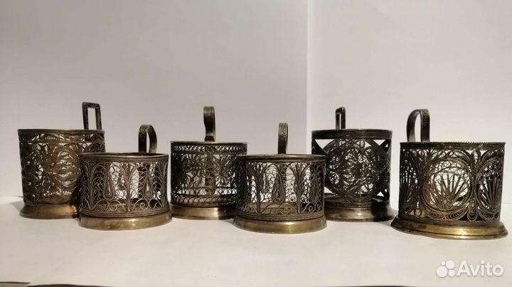 Подстаканники СССР и До СССР Много