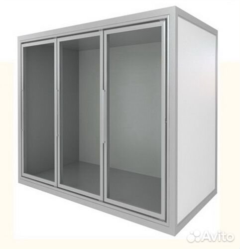 Стеклянный фронт Марихолодмаш 700х1640 мм