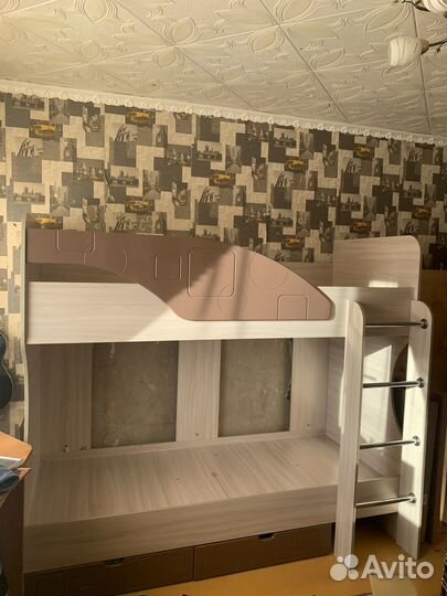 Двухъярусная кровать бу