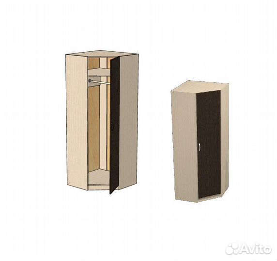 Шкаф угловой