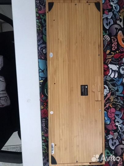 Беспроводные клавиатура и мышь konoos бамбук