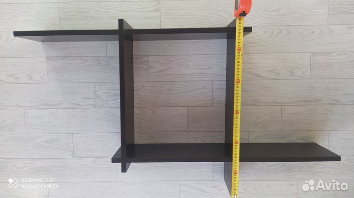 Полка на стену интерьерная для декора и книг