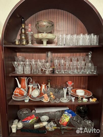 Посуда, сервиз, бокалы, рюмки, тарелки СССР