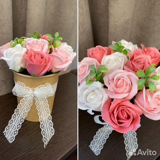 Цветы из мыла