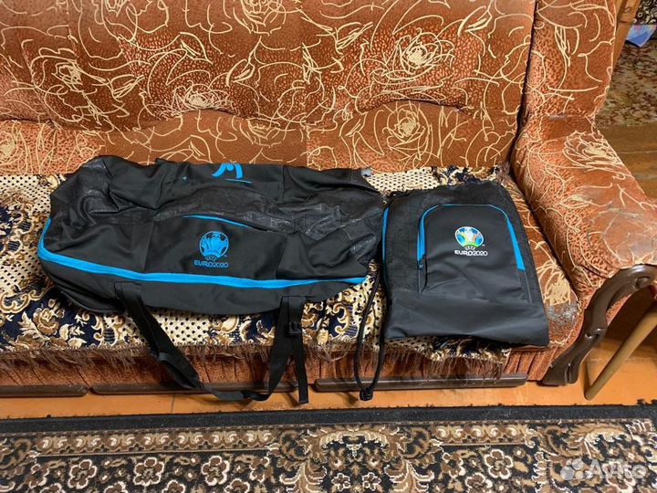 Сумка дорожная на колесах с наплечным мешком