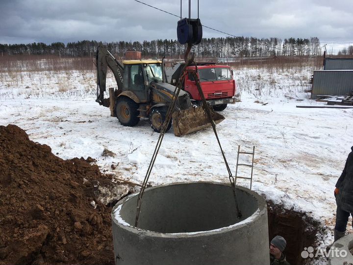 Септик, канализация, водопровод 
