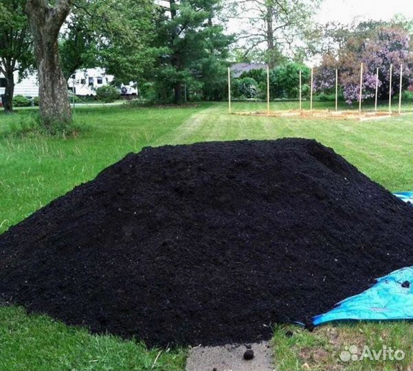 Чернозем,земля,плодородный грунт для огорода